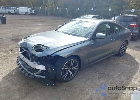 2021 BMW 430I xDrive из США, поврежденный, VIN WBA73AP06MCF66900